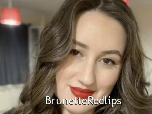 BrunetteRedlips